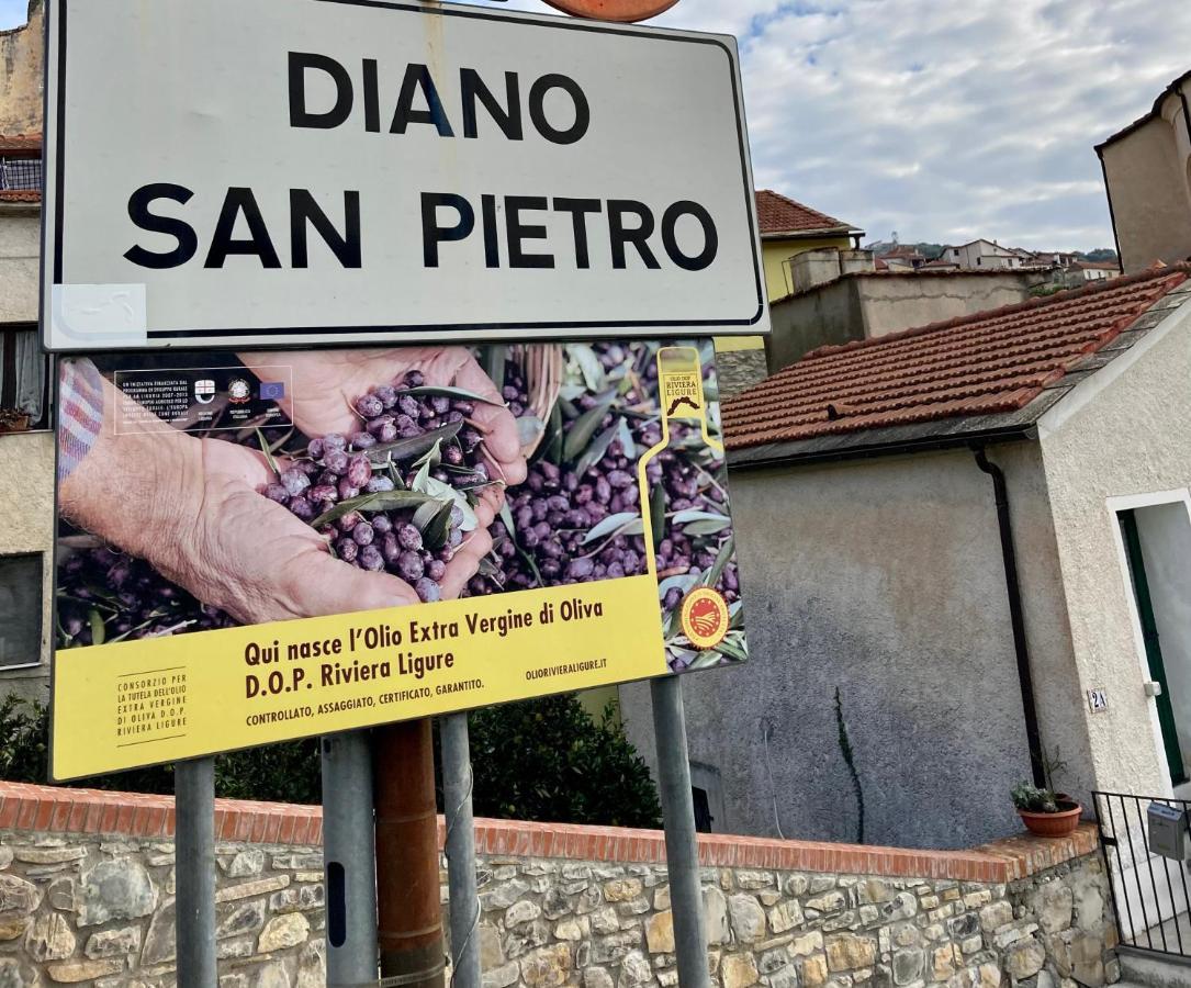 Ferienwohnung Piccola Navetta Diano San Pietro Exterior foto